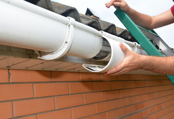 Gutter Seam Repair in Webster
