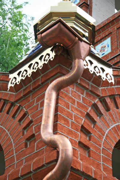 Cost of Church Downspout Installation in Webster